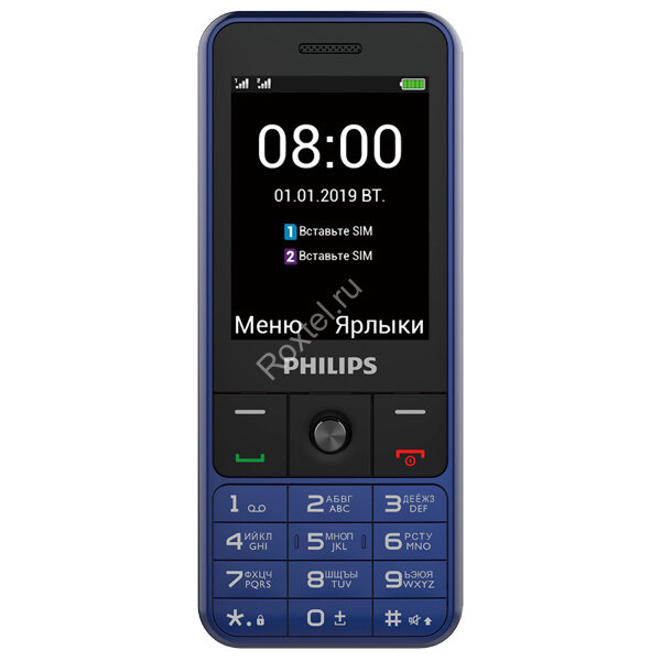 Philips Xenium E182 Blue уценённый