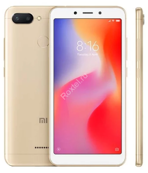 Xiaomi Redmi 6 3/32 ГБ CN, золотой