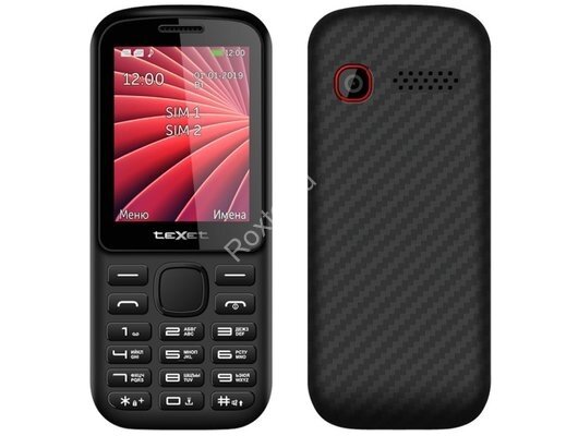Texet TM-218 black red уценённый